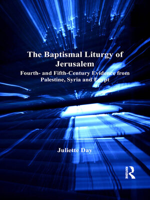 cover image of The Baptismal Liturgy of Jerusalem